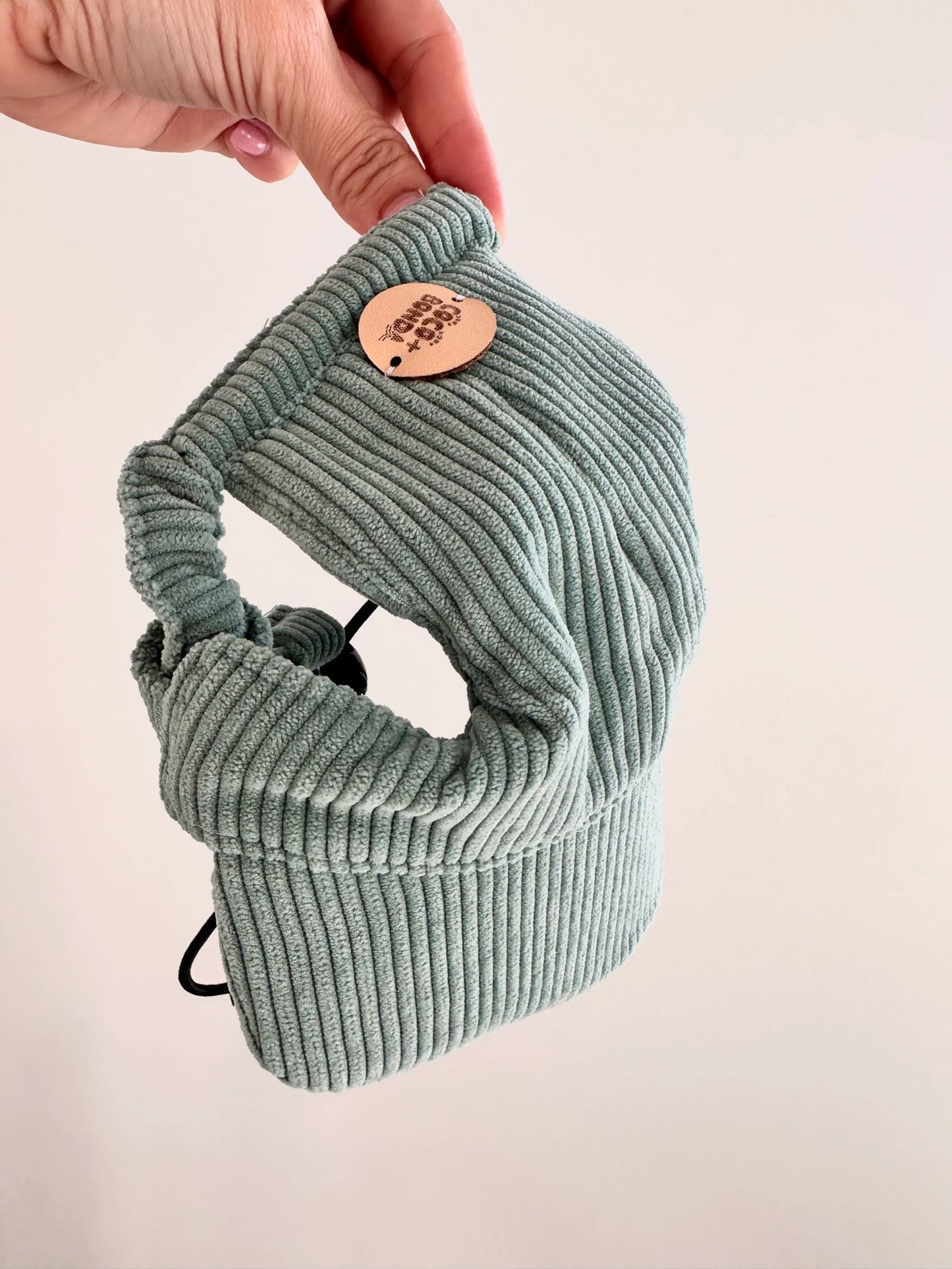 UV-Protective Adjustable Coral Blue Dog Hat