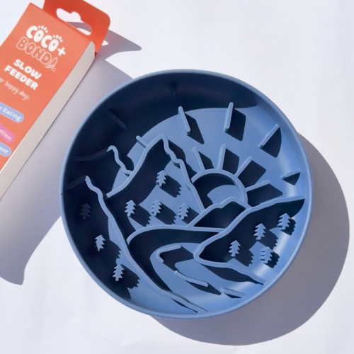Sun Shine Slow Feeder – Navy Blue