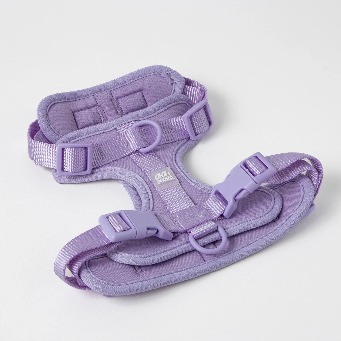 Purple No-Pull Dog Harness & Waterproof Classic Leash Set