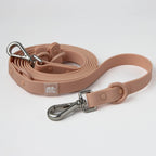 Peach Waterproof Hands-Free Dog Leash – Adjustable & Durable