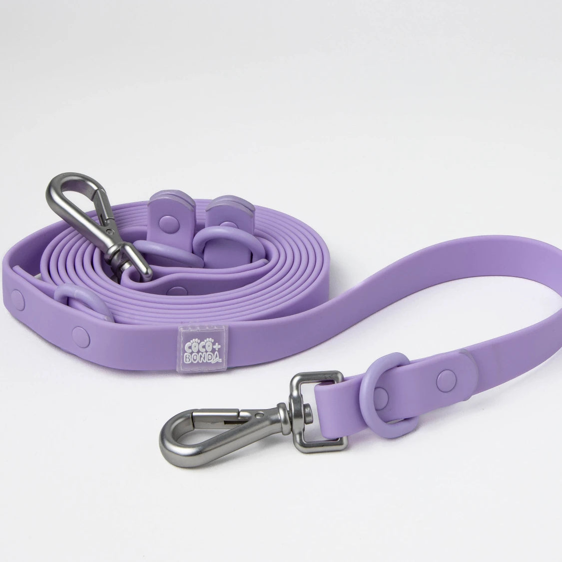 Purple No-Pull Dog Harness & Waterproof Classic Leash Set