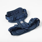 Navy Blue No-Pull Dog Harness & Waterproof Hands-Free Leash Set