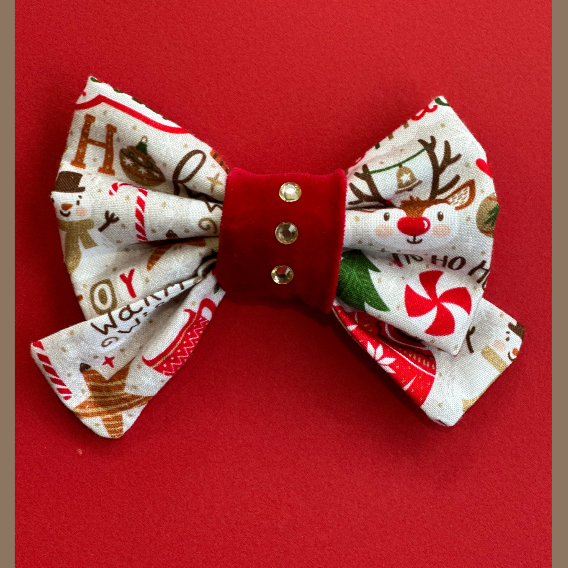 Christmas Bow Tie - Spark Reindeer