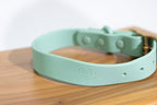 Sage Green Waterproof Dog Collar – Lightweight, Adjustable & Easy to Clean