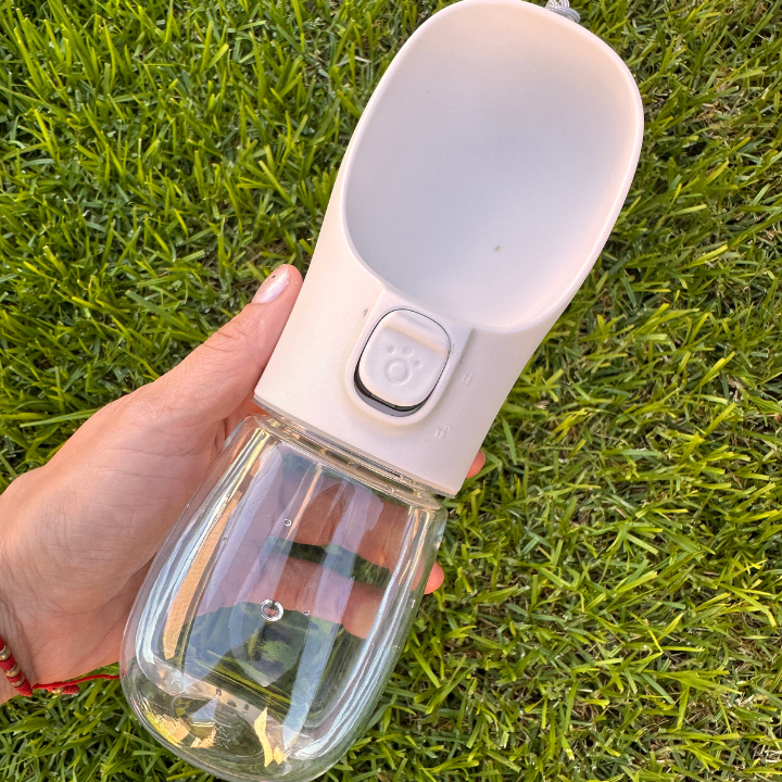 Portable Pet Water Bottle - White Colour