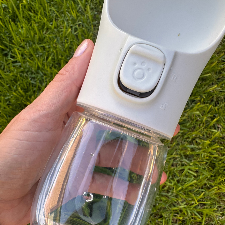 Portable Pet Water Bottle - White Colour