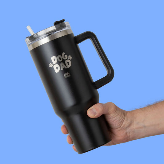 Stainless Steel Water Bottle for Dog Dads - The Perfect Pawsome Gift