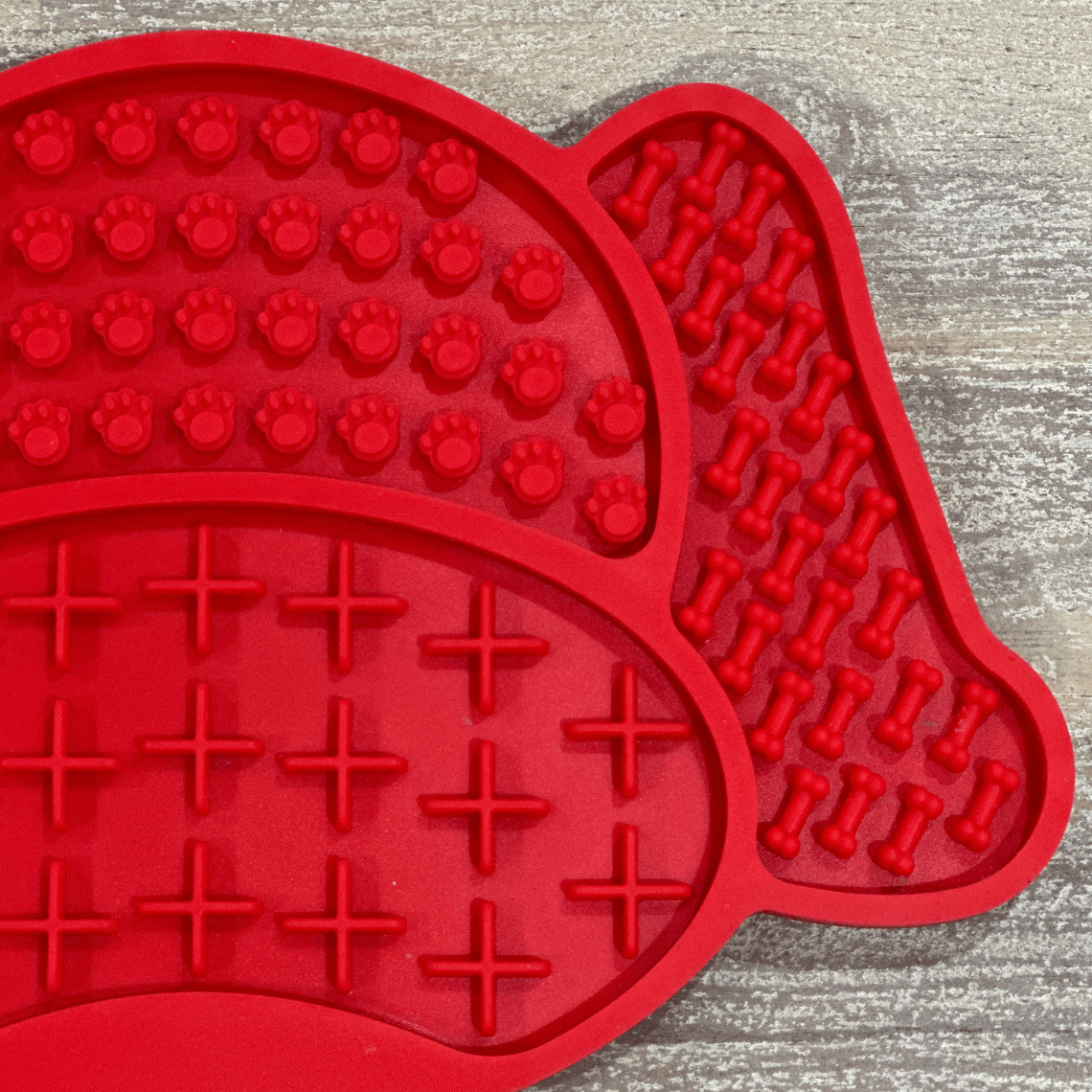 Dog Enrichment Licking Mat - Red