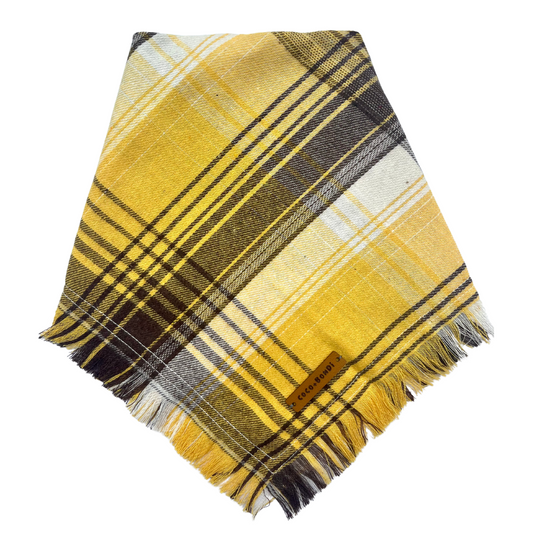 BOHO YELLOW BANDANA